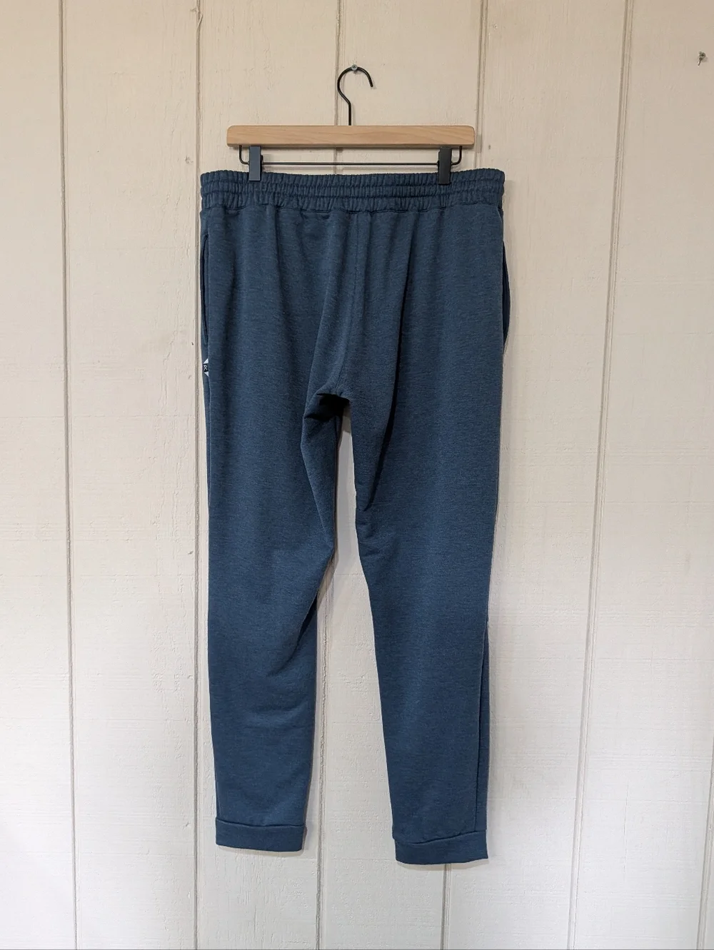 On Running Men's Sweat Pants XL Midnight‎ Blue Moto Ribbed Knee Joggers